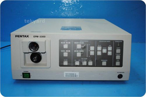 PENTAX EPM-3300 VIDEO ENDOSCOPY PROCESSOR LIGHT SOURCE * ( 119906 )