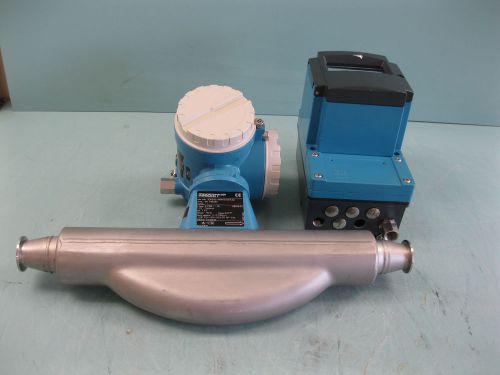 1-1/2&#034; Endress Hauser 63FS40 Promass 63 F Flowmeter DZL363 Transmitter G5 (1842)