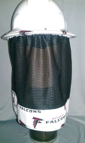 Hard hat neck shade neck protector quick dry mesh atlanta falcons for sale