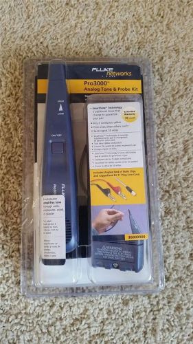 Fluke Networks 26000900 Pro3000 Tone Generator and Probe Kit - NEW