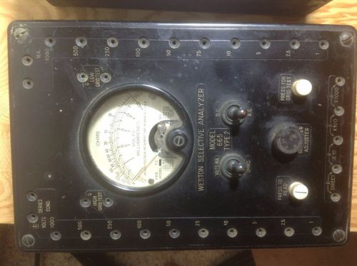 Vintage Weston Selective Analyzer Model 665 Type 2