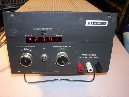 LAMBDA ELECTRONICS LQ-533 POWER SUPPLY, 0-60 V/0-3.3 A TESTED