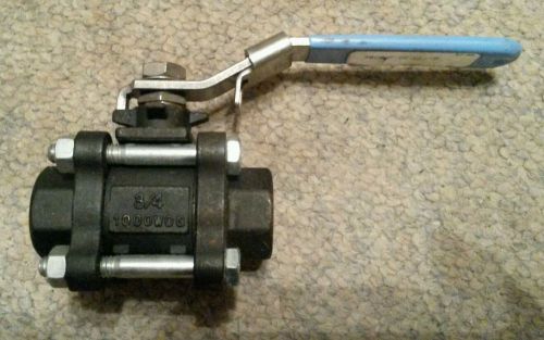 Milwaukee high pressure 3/4&#034; ball valve npt to weld fittings new unused for sale