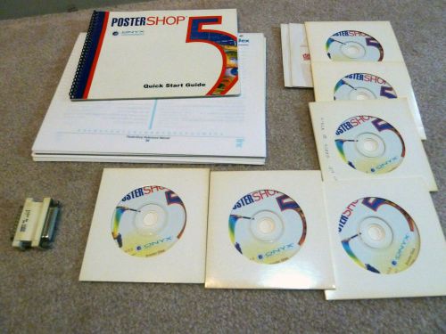 Onyx PosterShop Version 5 RIP Software for Large Format Printers with dongle