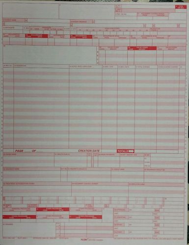 2500 LASER  NEW UB-04 CMS-1450  INSURANCE CLAIM FORMS