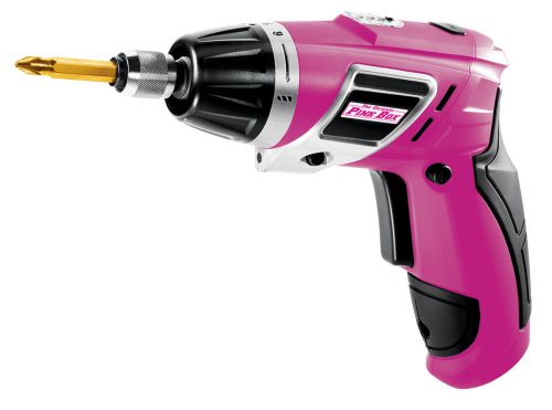 The Original Pink Box 4-VOLT CORDLESS DRIVER WITH BITS PB36SDK