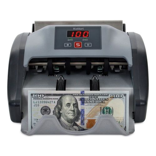 New kolibri bill counter w/uv, hlf, dbl, chn detection bill counter b-kolibriuv for sale