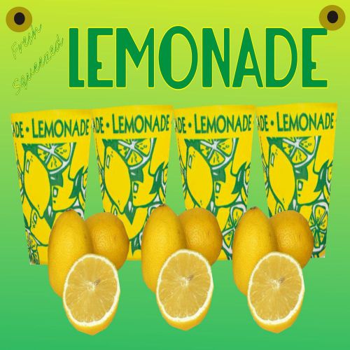 FRESH SQUEEZED LEMONADE CORRUGATED SIGN