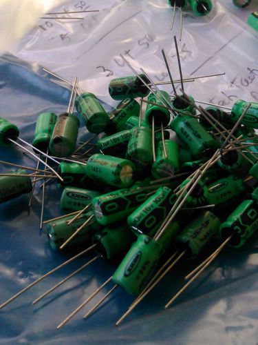 25 pcs, 100uF 16V 105 C +/-20% Electrolytic Capacitors by XICOR