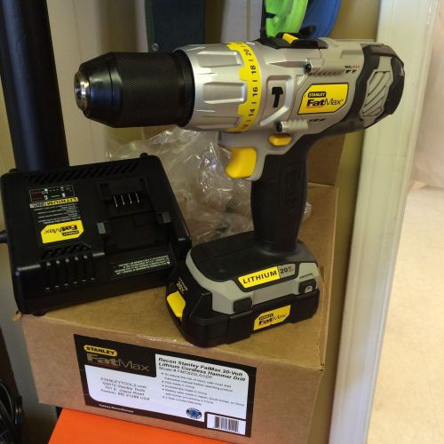 Stanley Fat max 20 Volt Lithium Cordless Hammerdrill