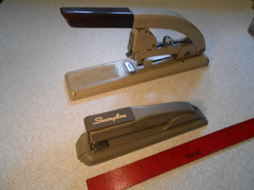 2- VINTAGE SWINGLINE STAPLERS-  # 113  &amp;  # 27