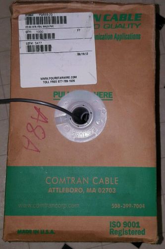 1000&#039; box 22/6 stranded foil shielded pvc