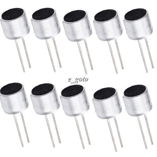 10pcs Microphone 6*5mm Capacitive Electret Microphone Precise 52D Sensitivity