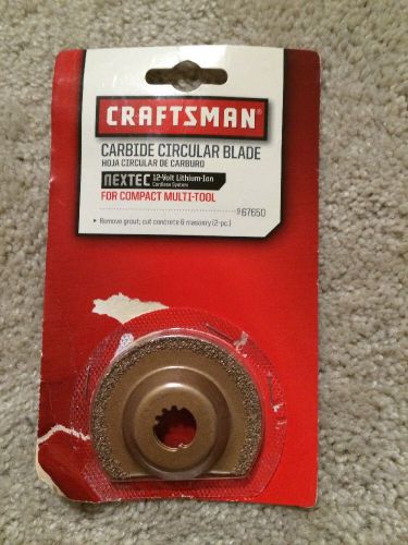 New Craftsman Multi Tool Saw Blade For Cutting Concrete &amp; Masonry #00967650