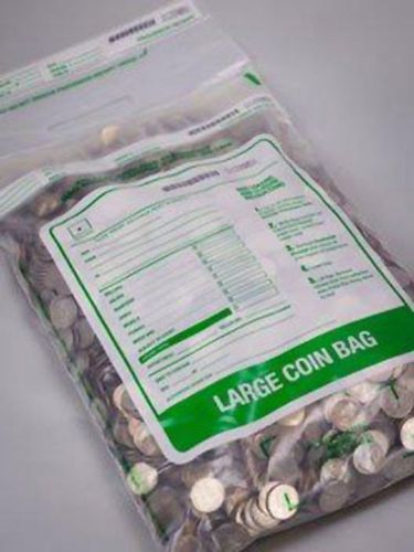 Coin Bags - Clear Heavy Duty Bags (12 x 22 Clear), 50 Bags