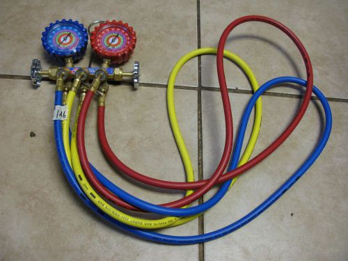 UNIWELD A/C HVAC Man, What a Manifold Gauges Brass Refrigerants