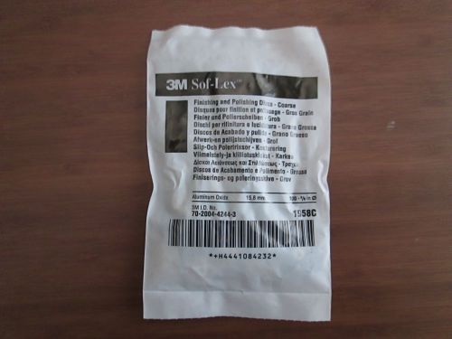 3M Sof-Lex Finishing and Polishing Discs 100 pack New Unopened