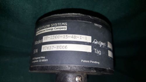 Emco Flow Systems Spirax Sarco Hydro-Flow HF-2300-15-4R-1-1, Flow Meter