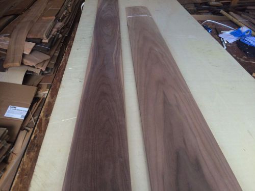 Wood Walnut Veneer 2 bundles total 36 pcs RAW VENEER N797.