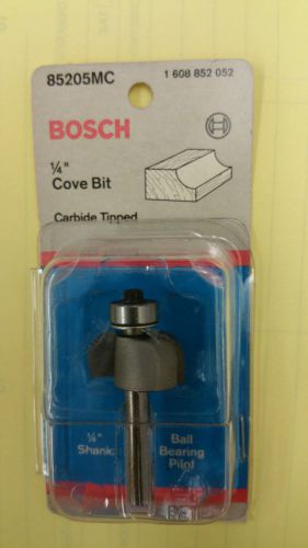 BOSCH 85205MC 1/4&#034; COVE BIT   CARBIDE TIPPED FREE SHIP USA