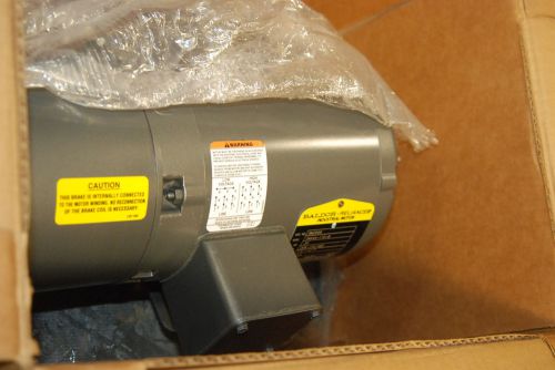 Baldor BM3569, Brake Motor, .33hp, 3ph, 1725rpm, New in Box