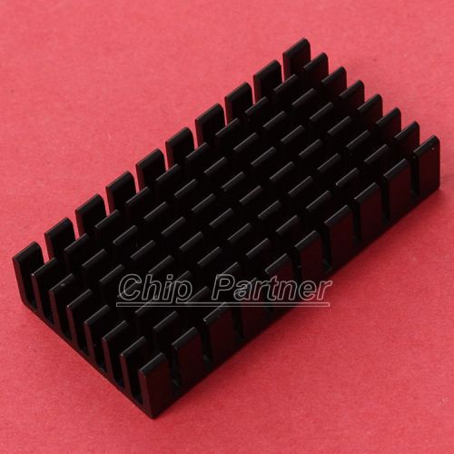 2PCS Heat sink 50*25*10MM IC Heat sink Aluminum Cooling Fin 50X25X10MM