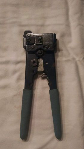 Tyco Amp 853400 Modular Plug Hand CRrimp Tool 2-231652-0 Good Condition