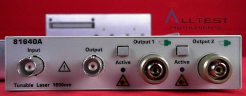 Agilent 81640A /072 Tunable Laser Module, +-3pm, Low SSE, 1600nm&lt;br&gt;&lt;br&gt;opt 72-P