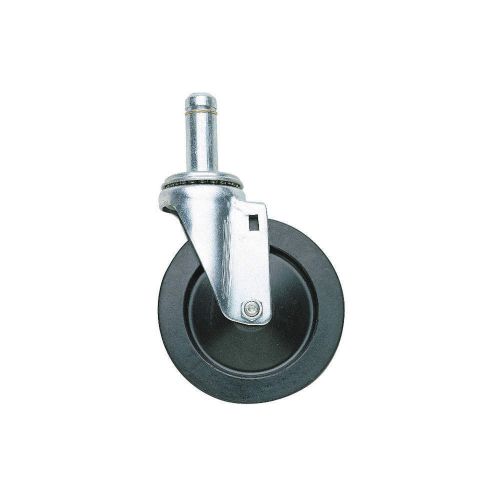 METRO Swivel Stem Caster, Rubber, 5 in., 200 lb. 5M