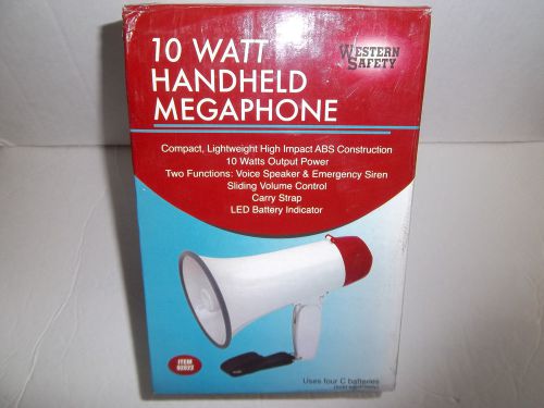 WESTERN SAFETY 10 WATT HANDHELD MEGAPHONE #92822