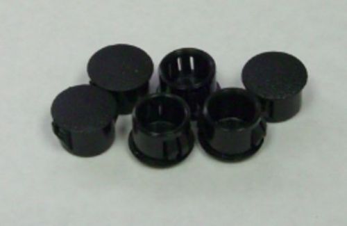 Walk in Cooler Freezer Cam Hole Plugs Black 1/2&#034; - Dozen