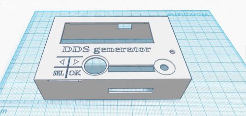 3d printed case dds signal generator generator frame UDB100 FY3008 2 3 4 5 mhz