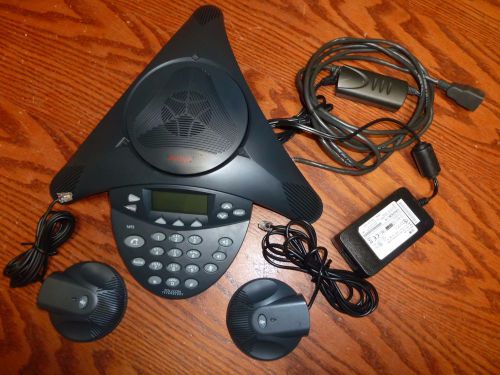 Avaya 1692 IP Conference Station 700473689 Polycom 2201-15680-001 PoE Phone VoIP