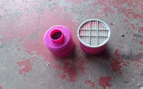 Survivair Threaded PAPR Filter -108000- Magenta, HEPA &amp; NIOSH Approved, 2 pcs