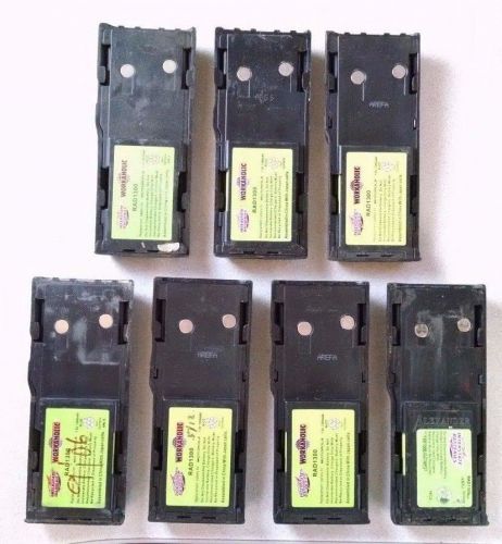 Lot of 7 motorola battery gp88 gp300 gp600 gtx gtx800 gtx900 lts2000 ptx600 for sale