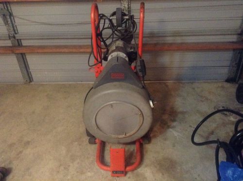 RIDGID K-750 Drum Machine/Sewer Rodder