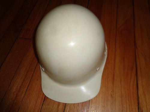 Vintage hard hat m-s-a skullgard mine safety appliances company white for sale