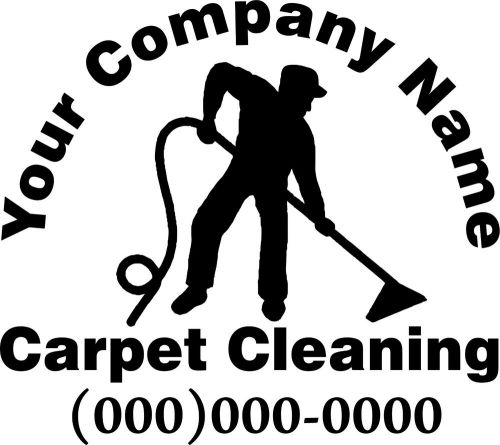 Carpet cleaning decal set. 3 pcs decals great for advertising. custom made (ser5 for sale