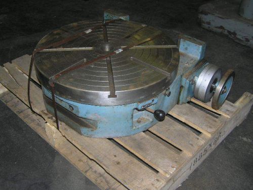 20&#034; TROYKE MODEL VP-20, VERTICAL/HORIZONTAL ROTARY TABLE