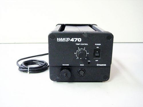 HAKKO 470-2 470 AIR DESOLDERING REWORK STATION TOOL CONTROLLER POWER SUPPLY