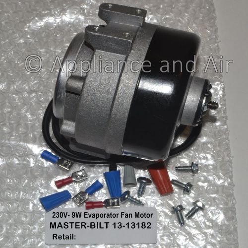 MASTER-BILT 13-13182 230V Evaporator Fan Motor SAME Day Shipping + FREE Hardware