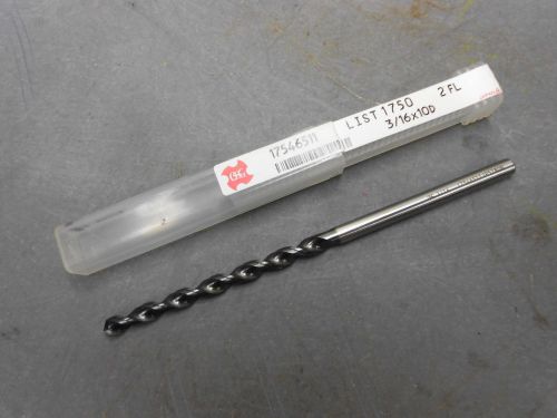 OSG Tool 17546511 3/16X10D LIST 1750 Helios HSCO WXL Coated Extra Long Drill Bit