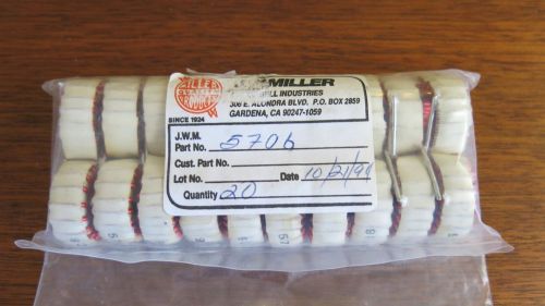 JW Miller (Bourns) 5706 Toroidal Inductors  - Lot of 20