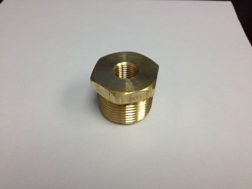 Brass Fittings: Brass Reducing Bushing Size 1&#034; x 1/4&#034; Quantity 25