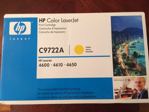HP Color LaserJet - Yellow Print Cartridge - C9722A for LaserJet 4600/4610/4650