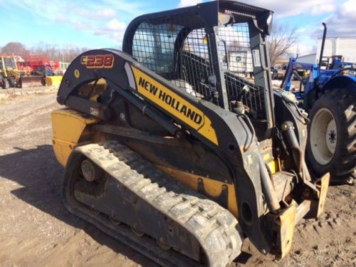 2013 new holland c238 compact track loader, track skidsteer loader bobcat for sale