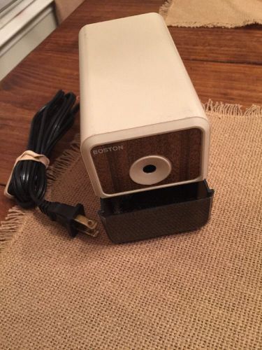 Boston beige electric pencil sharpener model 18 made in the usa for sale