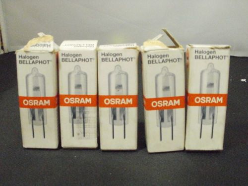 LOT OF 5 OSRAM Halogen BELLAPHOT 64628 12V 100W LIGHT BULBS