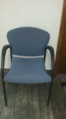 Waiting room chairs Price is per chair I have  7 Blue fabric chairs avaliable