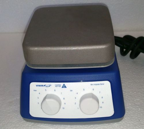 VWR Mini Hotplate-Stirrer 10153-308 5&#034; x 5&#034; New